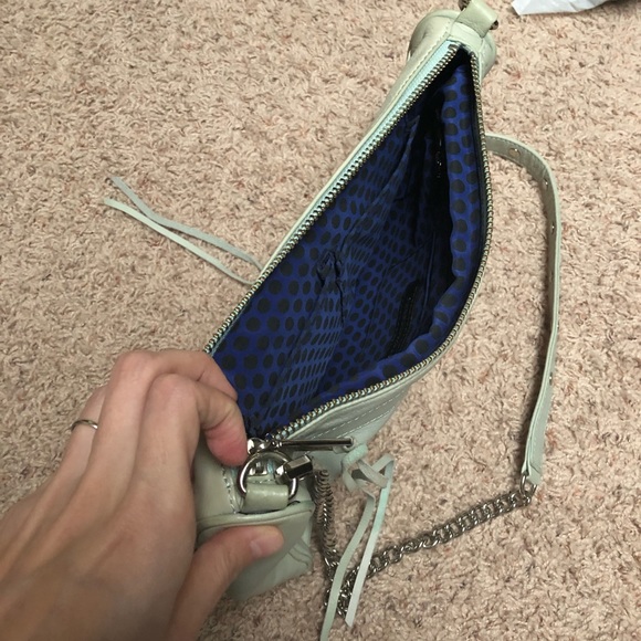 Mint classic Rebecca Minkoff cross body bag - Picture 5 of 6